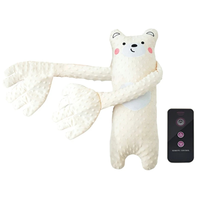 Cartoon Baby Sleep Aid Soothing Hand Pillow Pacify Doll Hand with Remote with/no Music for Newborns Sleeping Comfort