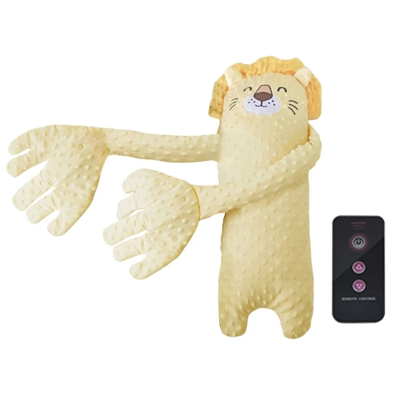 Cartoon Baby Sleep Aid Soothing Hand Pillow Pacify Doll Hand with Remote with/no Music for Newborns Sleeping Comfort