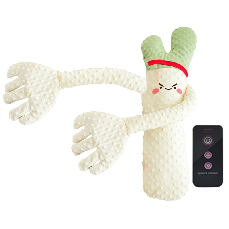 Cartoon Baby Sleep Aid Soothing Hand Pillow Pacify Doll Hand with Remote with/no Music for Newborns Sleeping Comfort